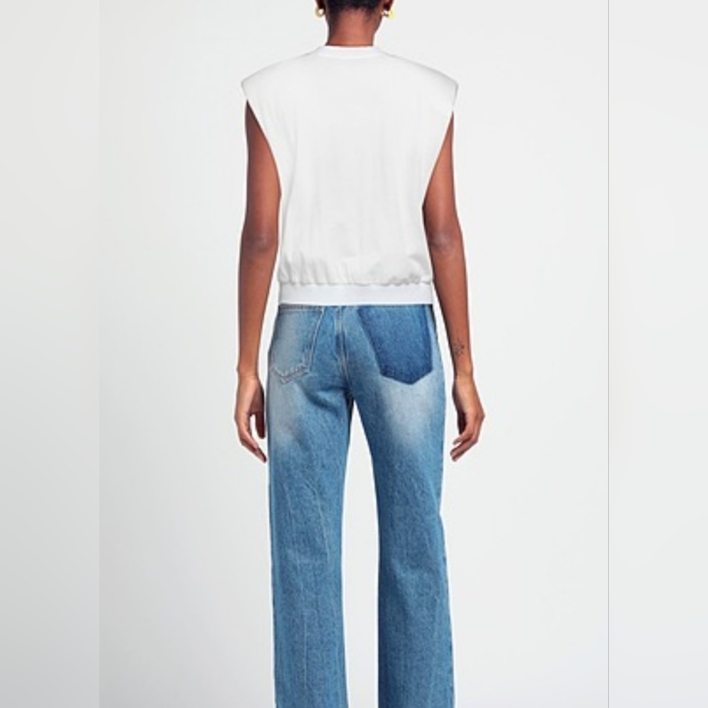 Alice + Olivia Basic White Tee Size XS - Picture 7 of 7